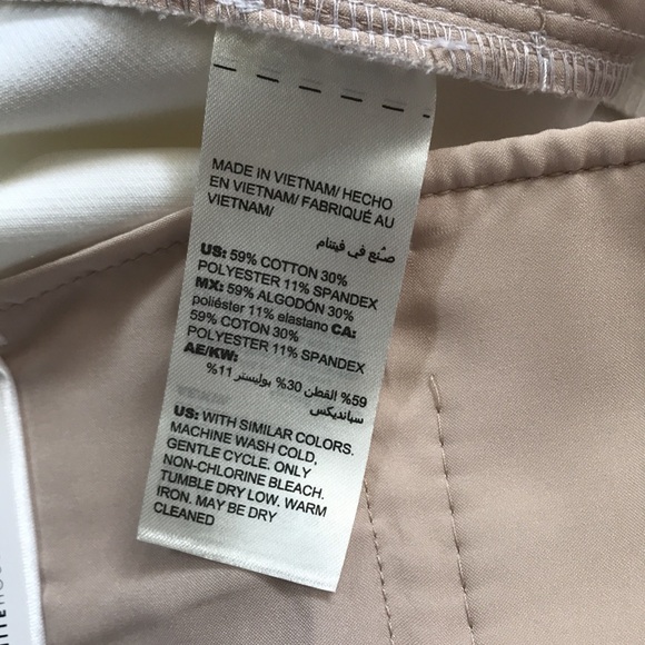 NWT WHBM White The Slim Pants - Picture 6 of 10